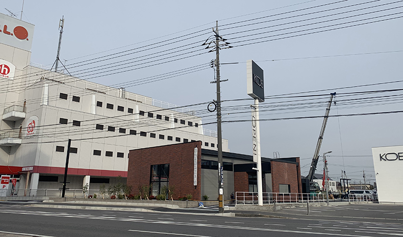 スタバ岡山中仙道店オープン前の貴重な画像