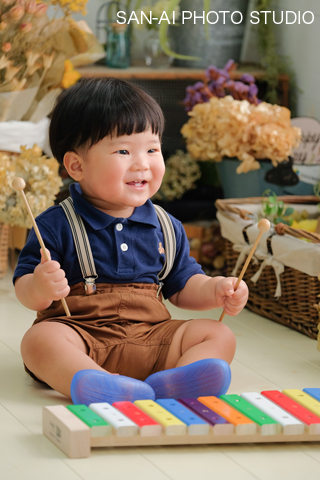 1歳　1歳誕生日　バースデー　誕生日　誕生日フォト